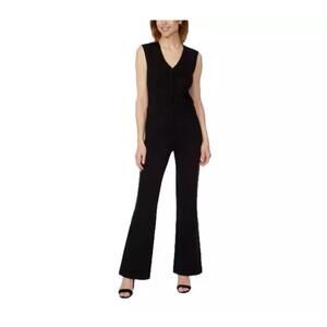 BUFFALO by David Bitton Ladies' Ponte Sleeveless Jumpsuit, Black, Large AH